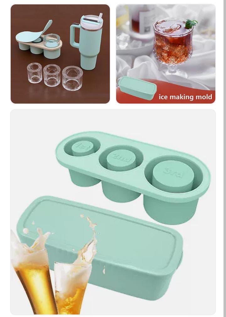 Silicone lce Square Tray with Lid